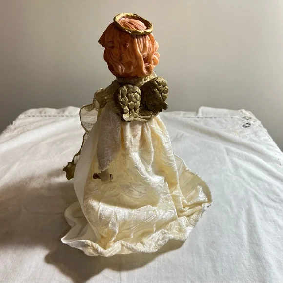 Vintage Precious Moments Angel Tree Topper 1999 FLAWS - Picture 2 of 10